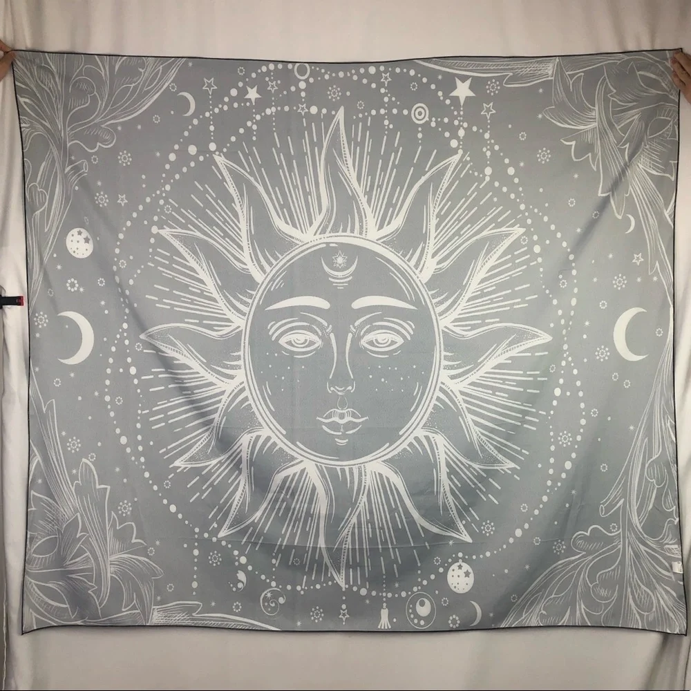 Sun Print Tapestry Bedroom Décor Art College Dorm Astrology Artwork Wall Decor